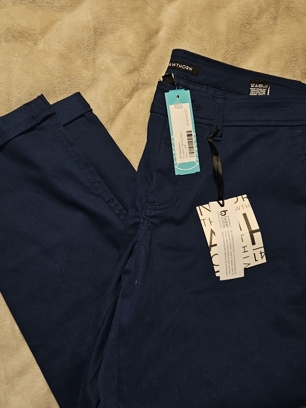 41 Hawthorn Women's Navy Skinny Pants
